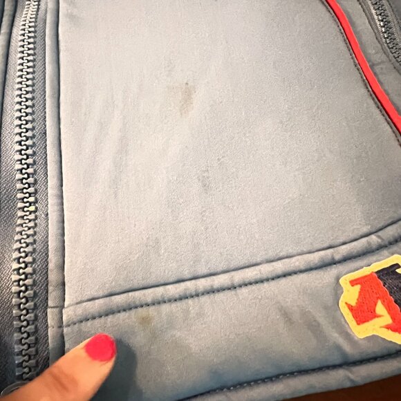 Vintage Descente‎ Womens Ski Jacket Size 48 Light Blue With Red & Black Accents - Picture 9 of 15